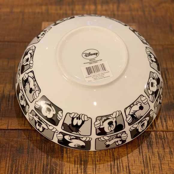 DISNEY Mickey Grid blk/wht serving bowl - Picture 2 of 3